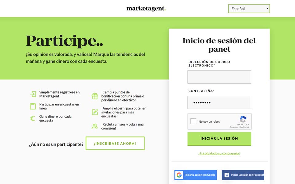 Participar en encuestas en línea. Gane dinero por cada encuesta. Abrir cuenta en Marketagent.com Participar en encuestas en línea. Gane dinero por cada encuesta. Abrir cuenta en Marketagent.com