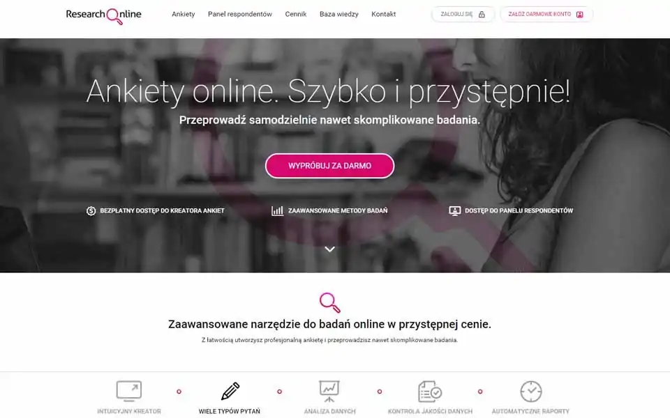 ResearchOnline.pl to połączenie najszerszej gamy funkcji związanych z badaniami online oraz intuicyjnej obsługi.