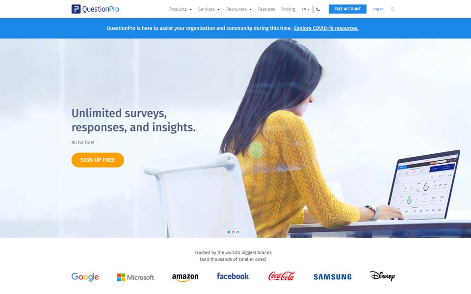 Professional Online Survey Software Tools Form Builders Best - questionpro